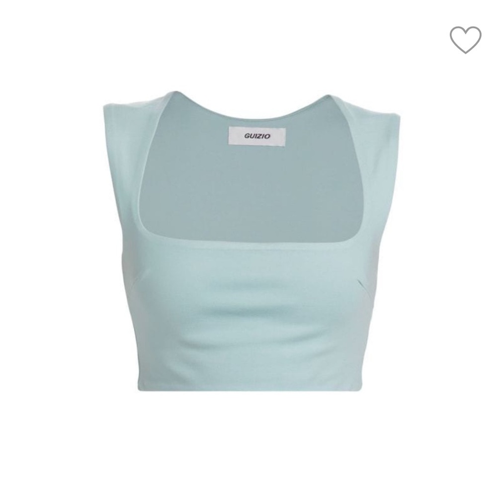 Guiro Women's Light Blue Crop Top